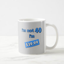 40. Geburtstag Kaffeetassen