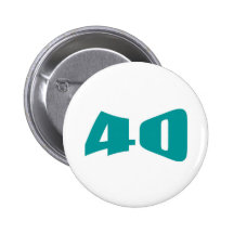 40. Jahrestags-Einladung Buttons