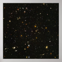 40" x40" (maximales) HUDF Hubble ultra tiefes Feld