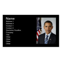 44 Barack Obama Visitenkartenvorlagen