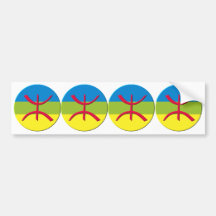 4 Aufkleber carosserie Automobil berbere amazigh Auto Sticker