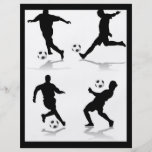 4 Fußballspieler Custom Flyer