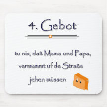 4. Gebot Mousepad