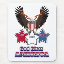 4. Juli Unabhängigkeitstag Mousepad