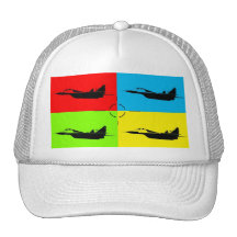 4 MiG 29 Target Popart Truckerkappe