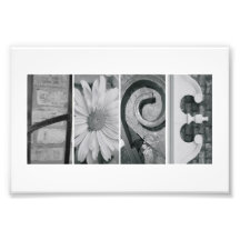 4 x 6 Hoffnungs-Alphabet-Buchstabe-Fotografie