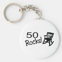 50 Felsen (Rocker) Schlüsselanhänger