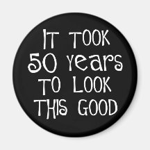 50. Geburtstag, 50 Jahre, zum dieses zu schauen gu Magnete