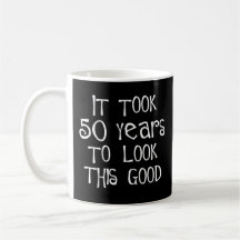 50. Geburtstag, 50 Jahre, zum dieses zu schauen gu Tee Haferl
