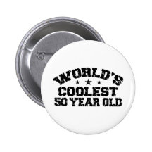 50. Geburtstag Buttons