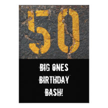 50. Geburtstag-Einladung