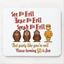 50. Geburtstags-Geschenke Mousepad