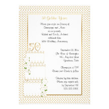 50. Hochzeitstag-Einladung