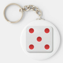 5 Dice Roll Keychain