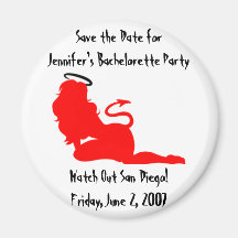 62379angeldevil, Save the Date für Jennifers B… Kühlschrankmagnete