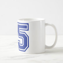 65 - Zahl Tee Tasse
