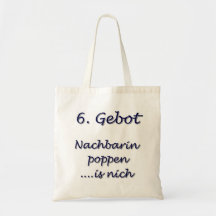 6. Gebot Leinentaschen