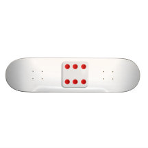 6 Würfel-Rolle Skateboard Deck