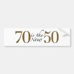 70 ist die neuen 50 autosticker