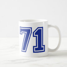 71 - Zahl Teetasse