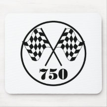 750 Zielflaggen Mousepad