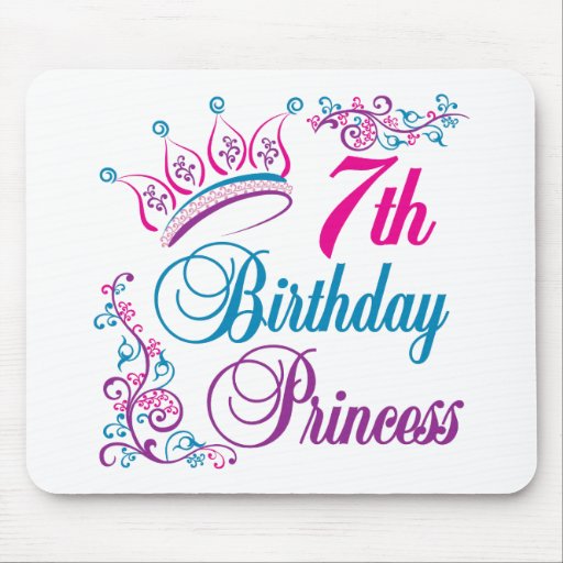 7. Geburtstags-Prinzessin Mauspads