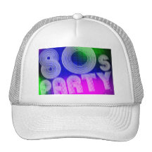 80er Party Baseballkappen