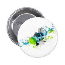 83. Städtischer Kajak 2 Anstecknadelbuttons