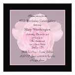 85th Geburtstags-Party Einladung - Rose für 85.