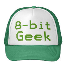 8-Bitgeek-humorvoller Nerd Netzcap
