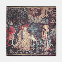 930 das Konzert, Tapisserie von Arras, 1420 Kühlschrankmagnete
