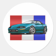 93-97 Camaro Runder Aufkleber