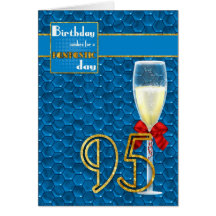 95. Geburtstag - geometrische Geburtstags-Karte Ch