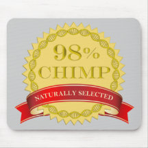 98% Schimpanse - natürlich ausgewählt Mousepad