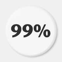 99 Prozent Kühlschrankmagnet