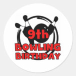 9. Bowlings-Geburtstag Stickers