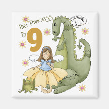 9. Geburtstags-Prinzessin Magnete