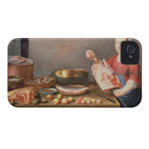 A Still Life of Meat and Fish with a Cook Case-Mate iPhone 4 Case