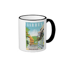 AARHUS, Danmark Kaffee Tasse