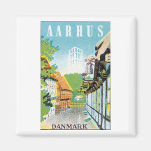 AARHUS, Danmark Kühlschrankmagnet