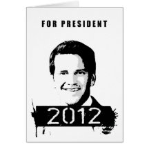 Aaron Schock 2012 Grußkarte
