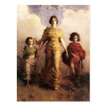 Abbott Handerson Thayer eine Jungfrau-Postkarte