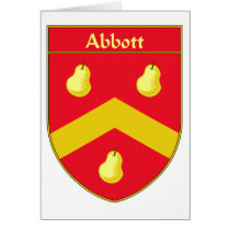 Abbott Wappen/Familienwappen karten