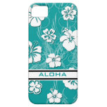 Abdeckung der Türkis-Hibiskus-Case-Mate-ID™ Apple  iPhone 5 Schutzhülle
