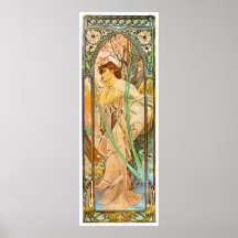 Abend, Alphonse Mucha Plakate