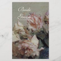 Abendessen-Menü-Karte - Impressionist-rosa SahneRo Flyerdesign