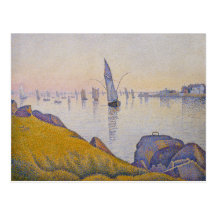 Abends-Ruhe, Concarneau, Opus 220 - Paul Signac Postkarten