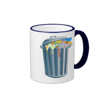 Abfall Kaffee Haferl