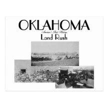 ABH Oklahoma Land-Eile Postkarten