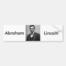 Abraham Lincoln Autosticker
